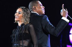 LOS ANGELES, CA - JANUARY 26: Recording artists Beyonce (L) and Jay-Z perform onstage during the 56th GRAMMY Awards at Staples Center on January 26, 2014 in Los Angeles, California. (Photo by Lester Cohen/WireImage)